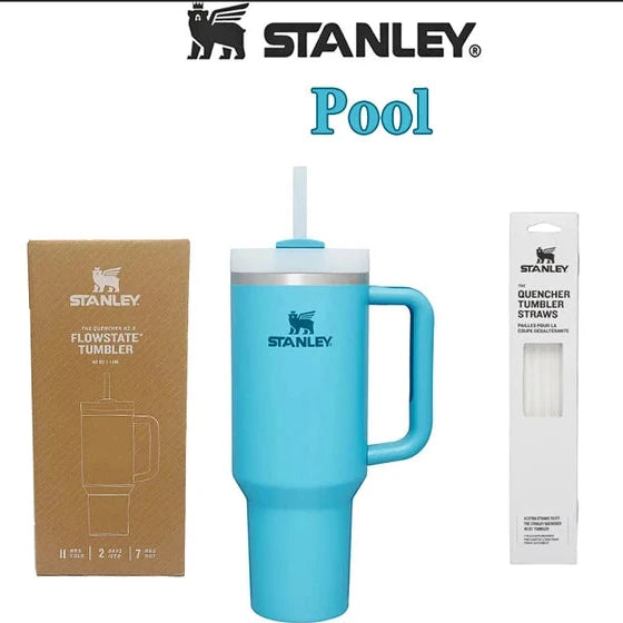 Stanley Adventure Quencher Tumbler –1.1 L – Roestvrij Staal – Ideaal voor Outdoor met rietjes